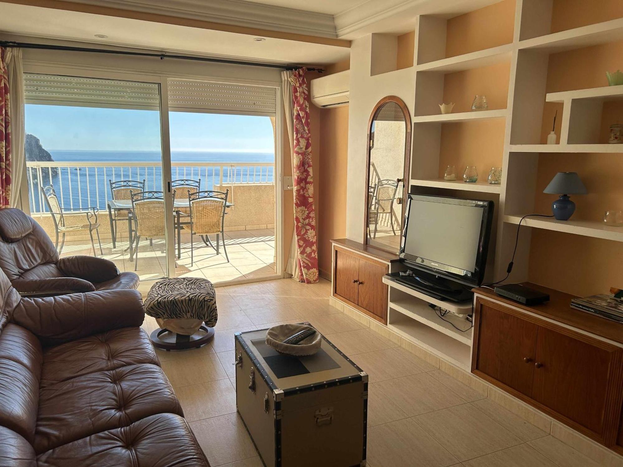 Apartamento Gladines Con Magnificas Vistas Al Mar Aguilas Exterior photo